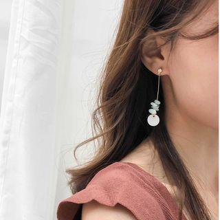 Drop Earring Blue - One Size