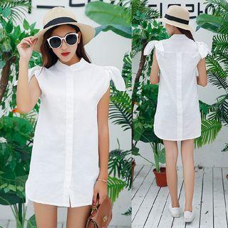Sleeveless Plain Shirt