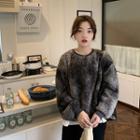 Tie-dyed Fleece Sweatshirt
