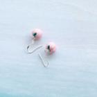 Peach Drop Earring 1 Pair - Pink - One Size