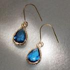 Faux Crystal Drop Earring 1 Pair - 1926 - Blue - One Size