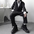 Hood Long-sleeve Jumpsuit