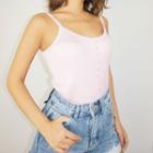 Lightweight Buttoned Knit Camisole