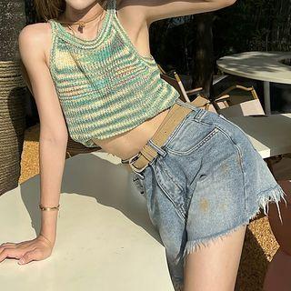 Tie-dyed Knit Camisole Top