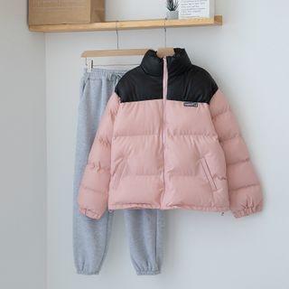Padded Zip-up Jacket / Jogger Pants