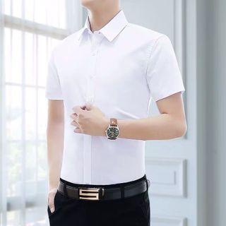 Short-seeve Plain Shirt