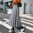 Knit A-line Long Skirt