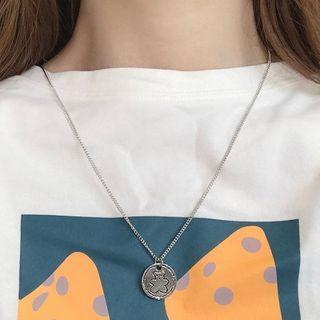 Bear Pendant Necklace 1 Pc - 1856 - Bear Pendant Necklace - One Size