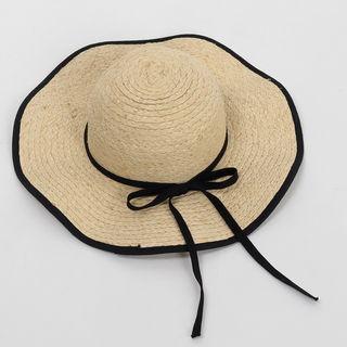 Bow Straw Sun Hat