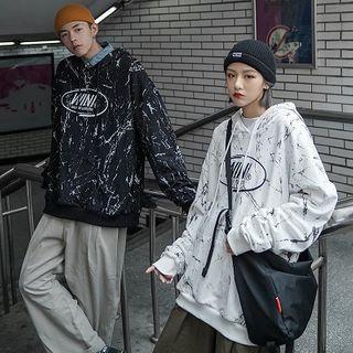 Lettering Overize Hoodie