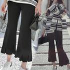 Knitted Boot-cut Pants