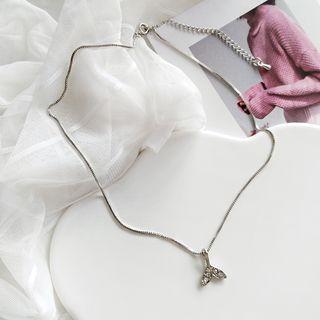 Fish Tail Necklace As Shown In Figure - One Size