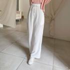 Drawcord Wide Line Blend Pants