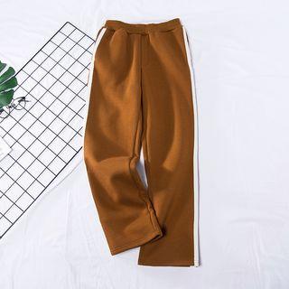 Striped Sweatpants Green - M