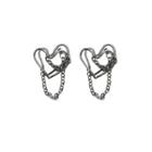 Chained Heart Alloy Earring