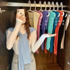Ribbed Knit Cape