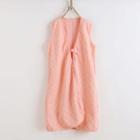 Frog-buttoned Padded Vest Pink - One Size