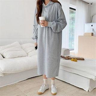Boxy Midi Hoodie Dress
