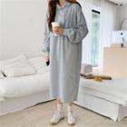 Boxy Midi Hoodie Dress
