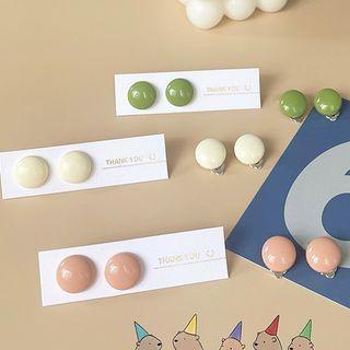 Plain Ear Stud / Clip-on Earring