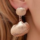 Alloy Shell Dangle Earring 1 Pair - 01 - Gold - One Size