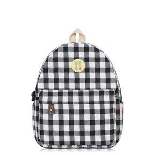 Check Cotton Backpack