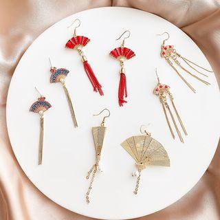 Alloy Fan Fringed Earring (various Designs)