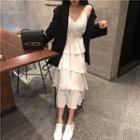V-neck Layered Dress