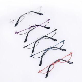 Half Frame Eyeglasses / Eyeglasses Case