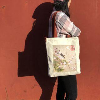 Flower Bird Tote Bag ( Various Designs )