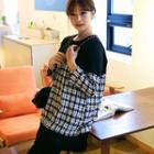 Patterned Panel Pullover