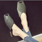 Plain Cross Mules