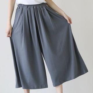 Band-waist Crop Culottes