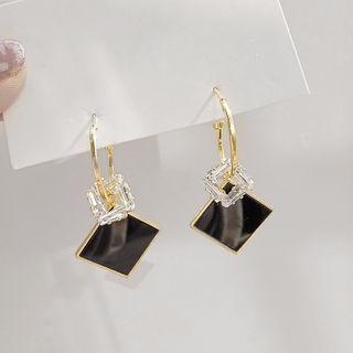 Geometric Square Earrings