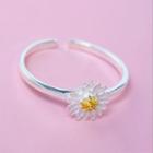 925 Sterling Silver Daisy Open Ring Ring - Daisy - One Size