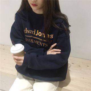 Letter Printed Sweater