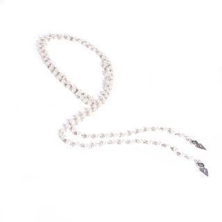 Beaded Layered Necklace C0894 - Black - One Size