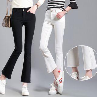 Fray Boot-cut Pants