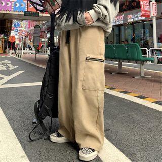 Zip Side Pocket Cargo Pants