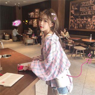 Plaid Shirt / Camisole Top