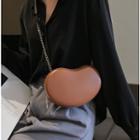 Faux-leather Heart Mini Shoulder Bag