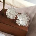 Acrylic Flower Earring 1 Pair - Transparent - One Size