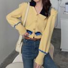 Irregular Puff-sleeve Sweater