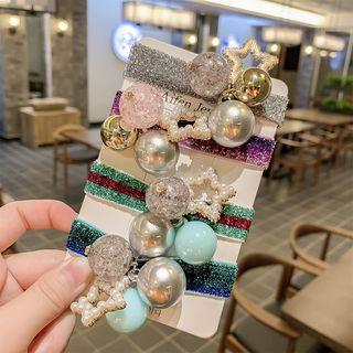 Faux Pearl / Bead / Star Hair Tie