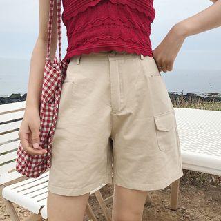 Wide-leg Cargo Shorts