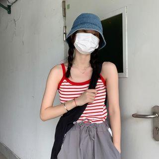 Two-tone Striped Camisole Top