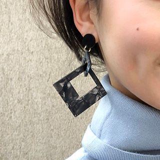 Geometric Acrylic Drop Earring