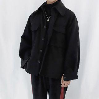 Wool Blend Thick Shirt