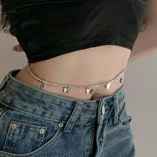 Butterfly Charm Chain Belt