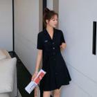 Black Pleat Dress